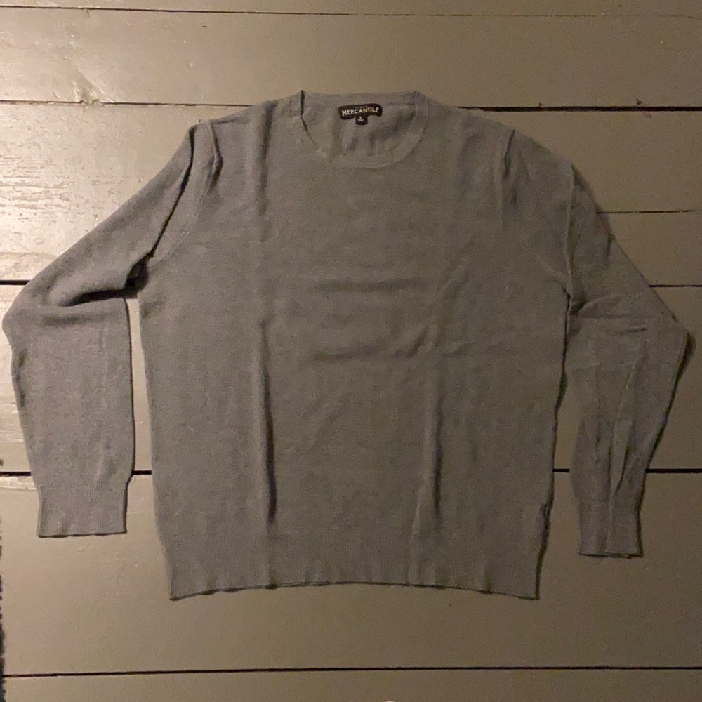 Men’s large grey J. Crew sweater- lightly worn